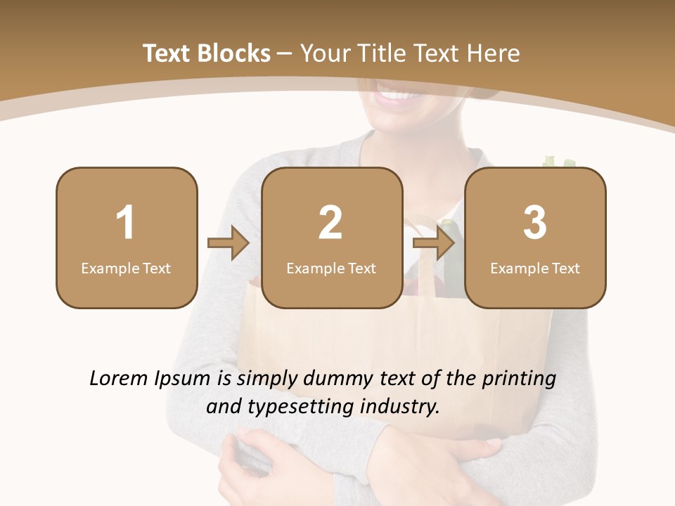 Mushroom Fried Onions Food PowerPoint Template