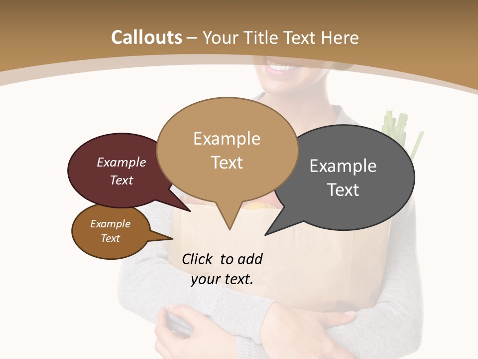 Mushroom Fried Onions Food PowerPoint Template