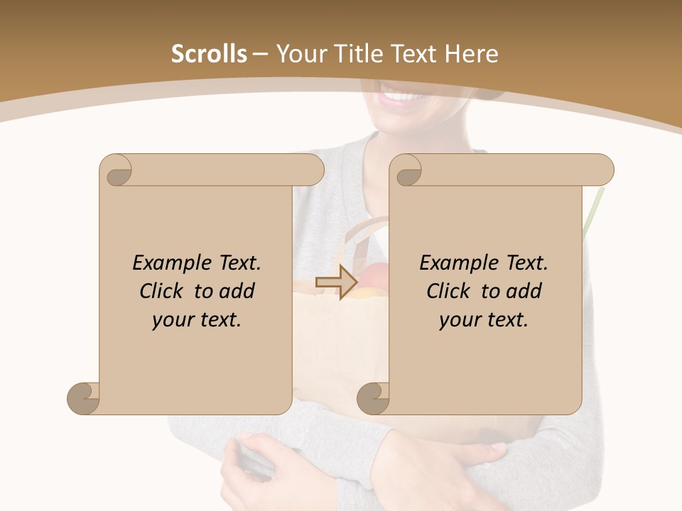 Mushroom Fried Onions Food PowerPoint Template