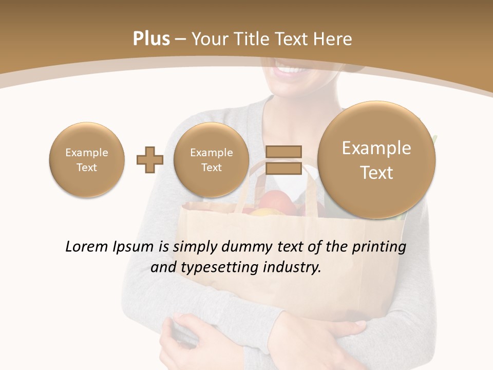 Mushroom Fried Onions Food PowerPoint Template