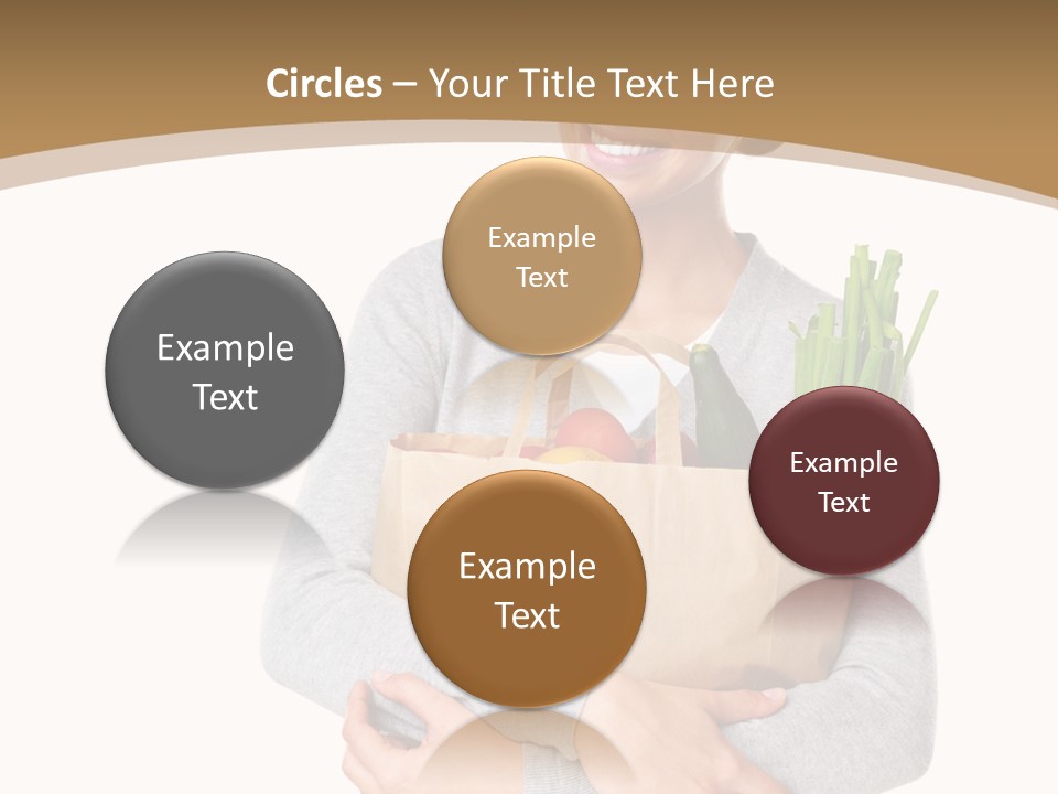 Mushroom Fried Onions Food PowerPoint Template