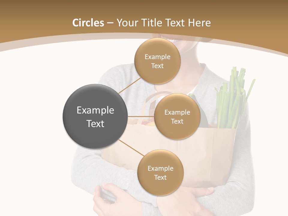 Mushroom Fried Onions Food PowerPoint Template