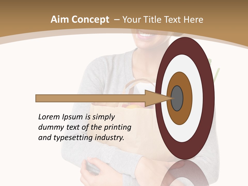 Mushroom Fried Onions Food PowerPoint Template