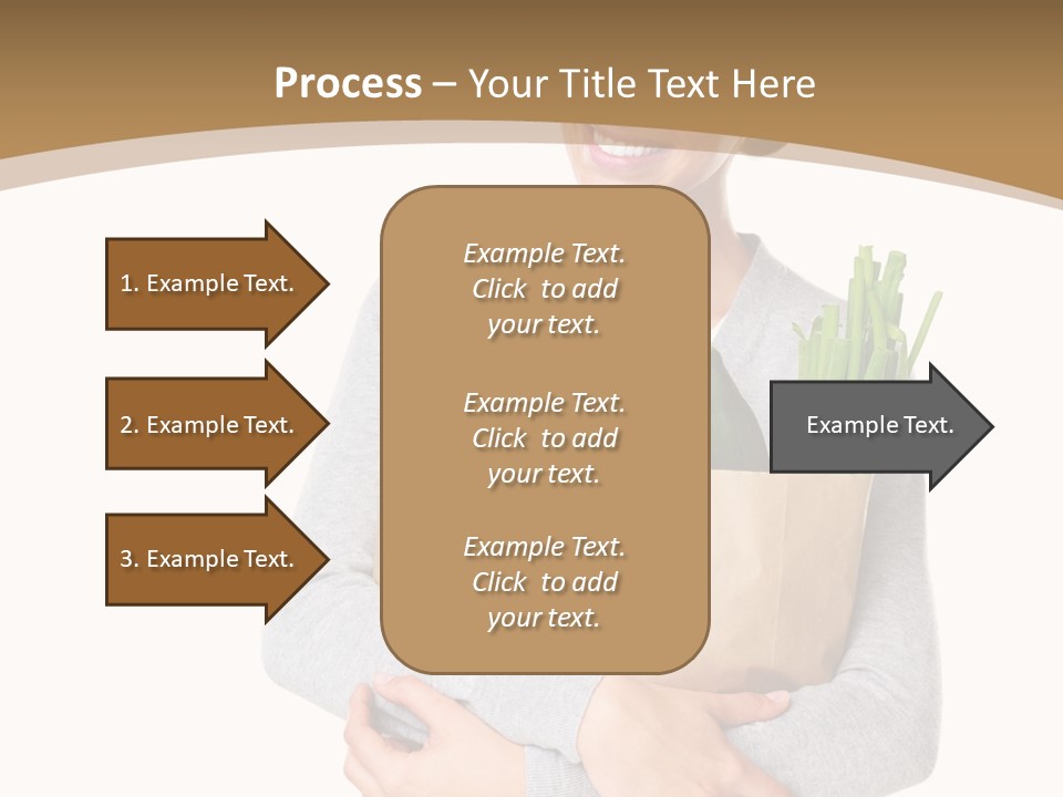 Mushroom Fried Onions Food PowerPoint Template