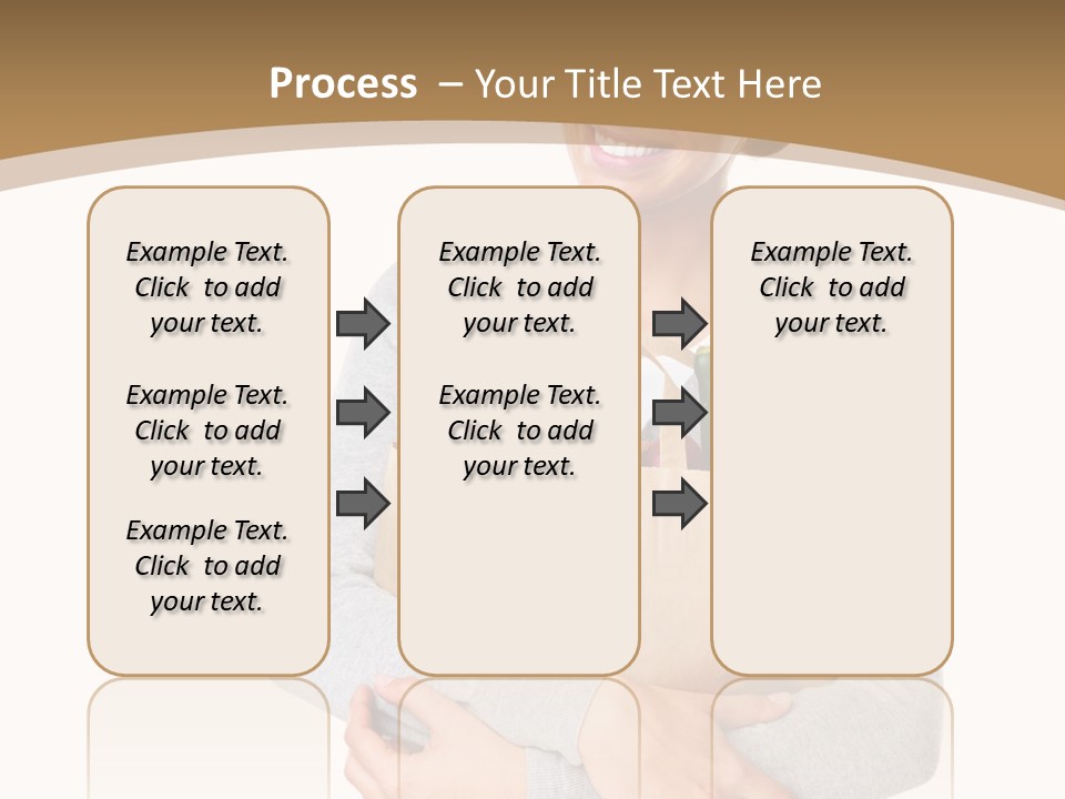 Mushroom Fried Onions Food PowerPoint Template