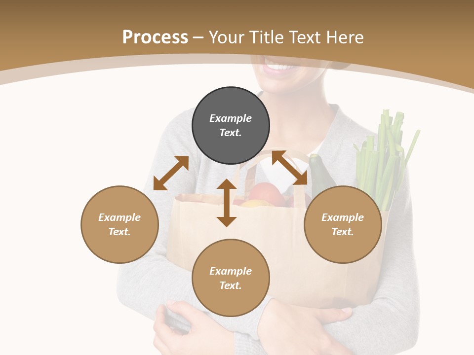Mushroom Fried Onions Food PowerPoint Template