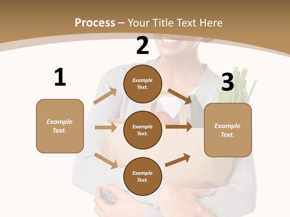 Mushroom Fried Onions Food PowerPoint Template