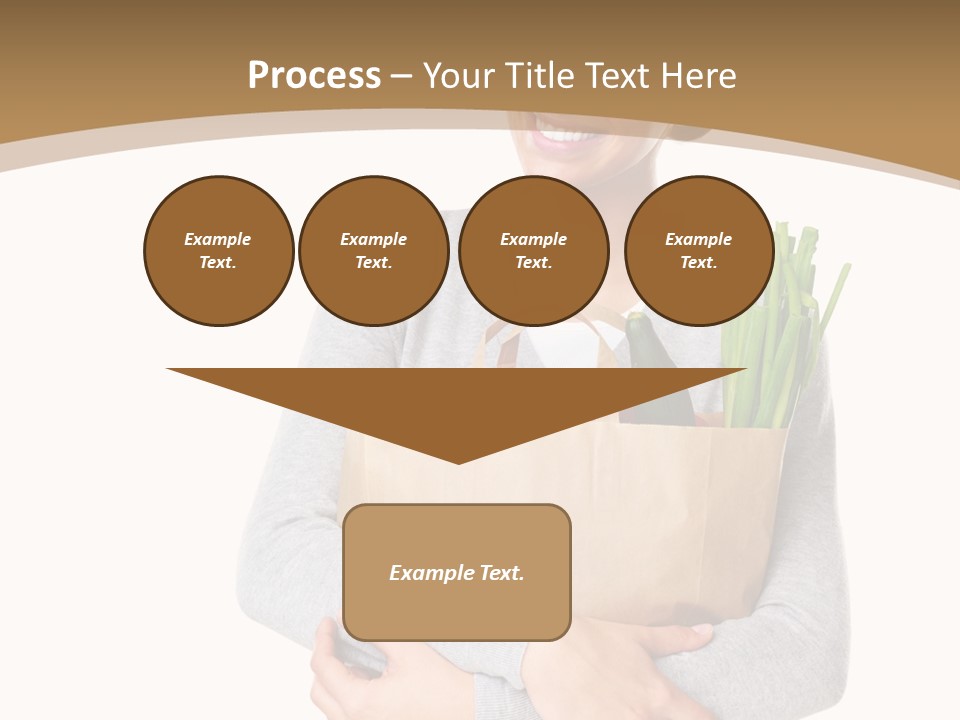 Mushroom Fried Onions Food PowerPoint Template