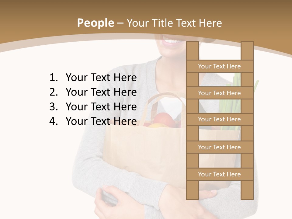 Mushroom Fried Onions Food PowerPoint Template