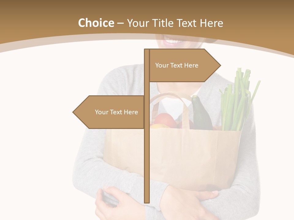 Mushroom Fried Onions Food PowerPoint Template