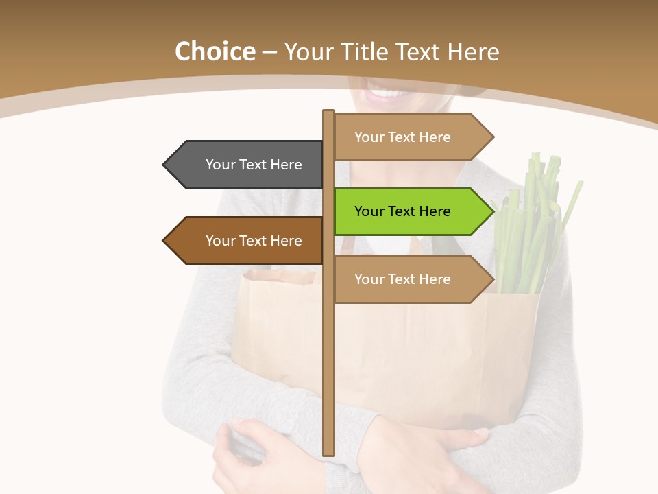 Mushroom Fried Onions Food PowerPoint Template