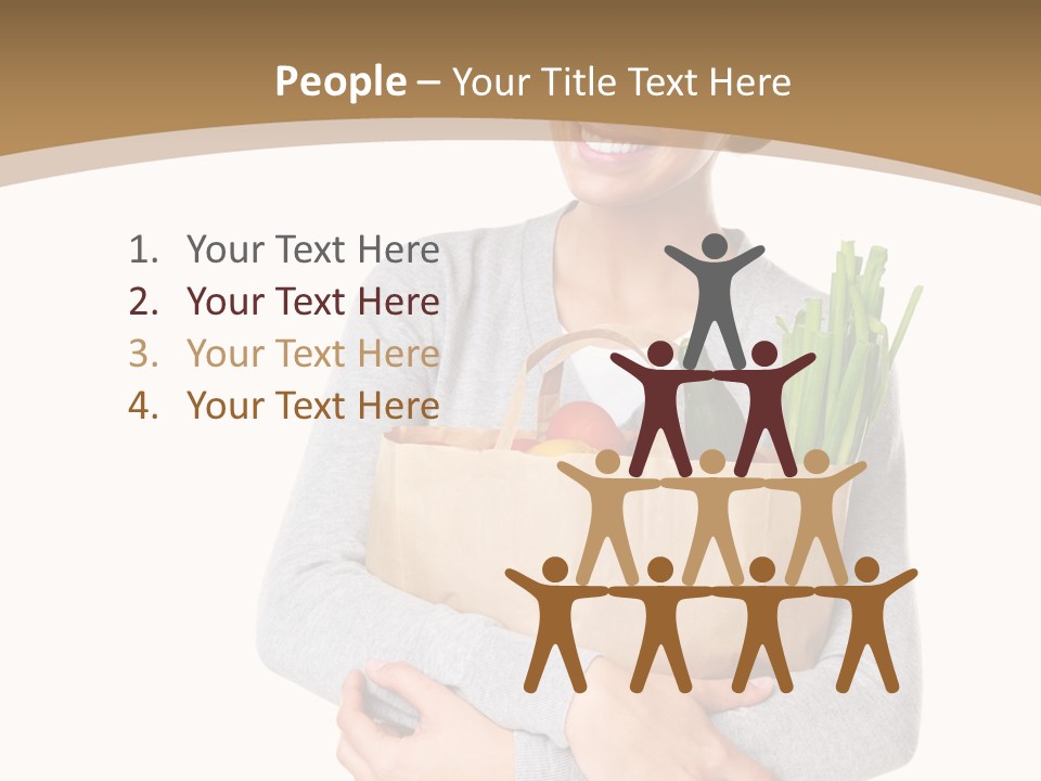 Mushroom Fried Onions Food PowerPoint Template