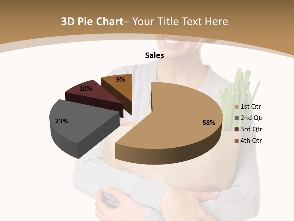 Mushroom Fried Onions Food PowerPoint Template