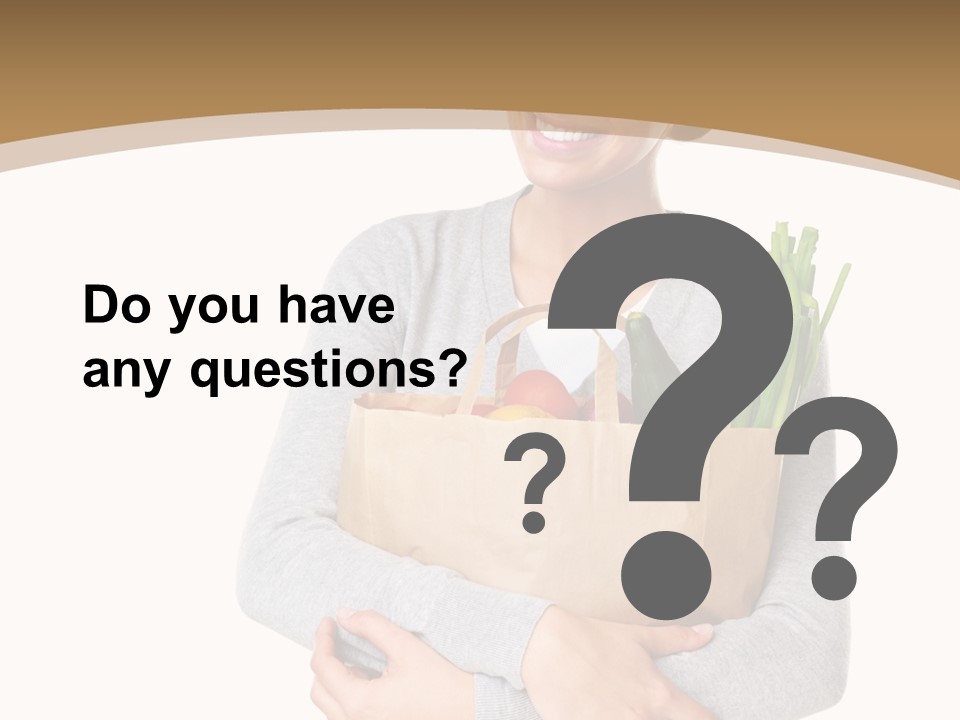 Mushroom Fried Onions Food PowerPoint Template