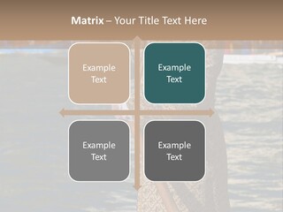 A Man In A Costume On A Boat With A Dog PowerPoint Template