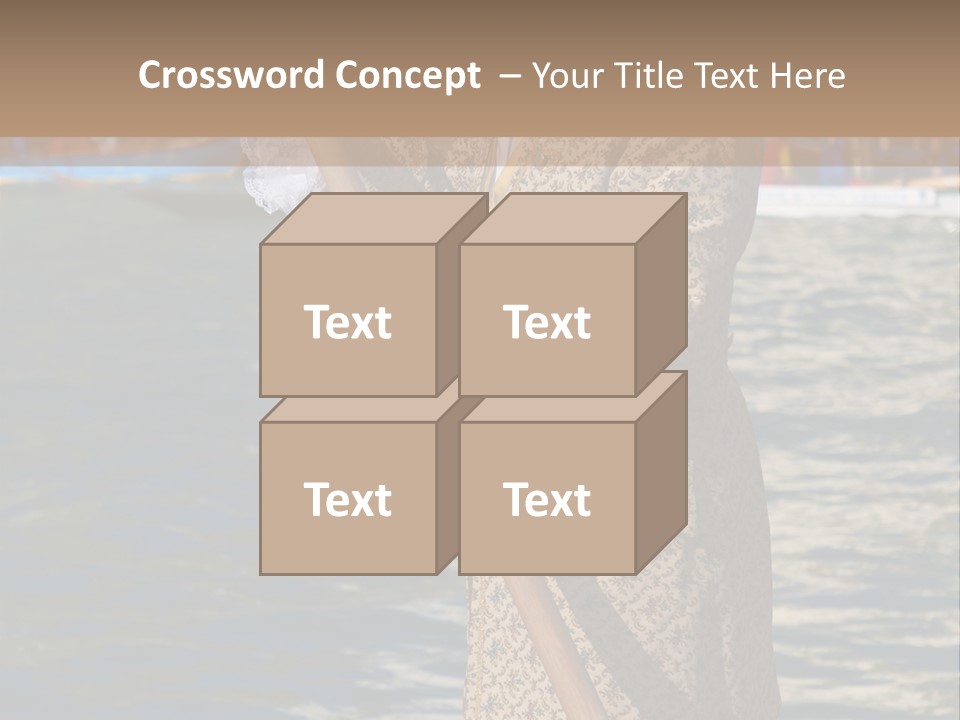 A Man In A Costume On A Boat With A Dog PowerPoint Template