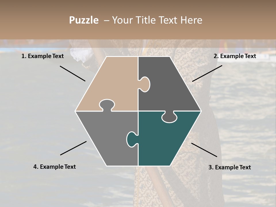 A Man In A Costume On A Boat With A Dog PowerPoint Template