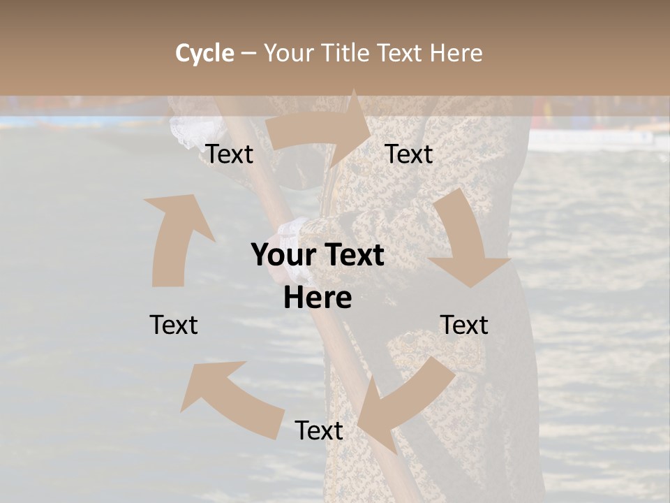 A Man In A Costume On A Boat With A Dog PowerPoint Template