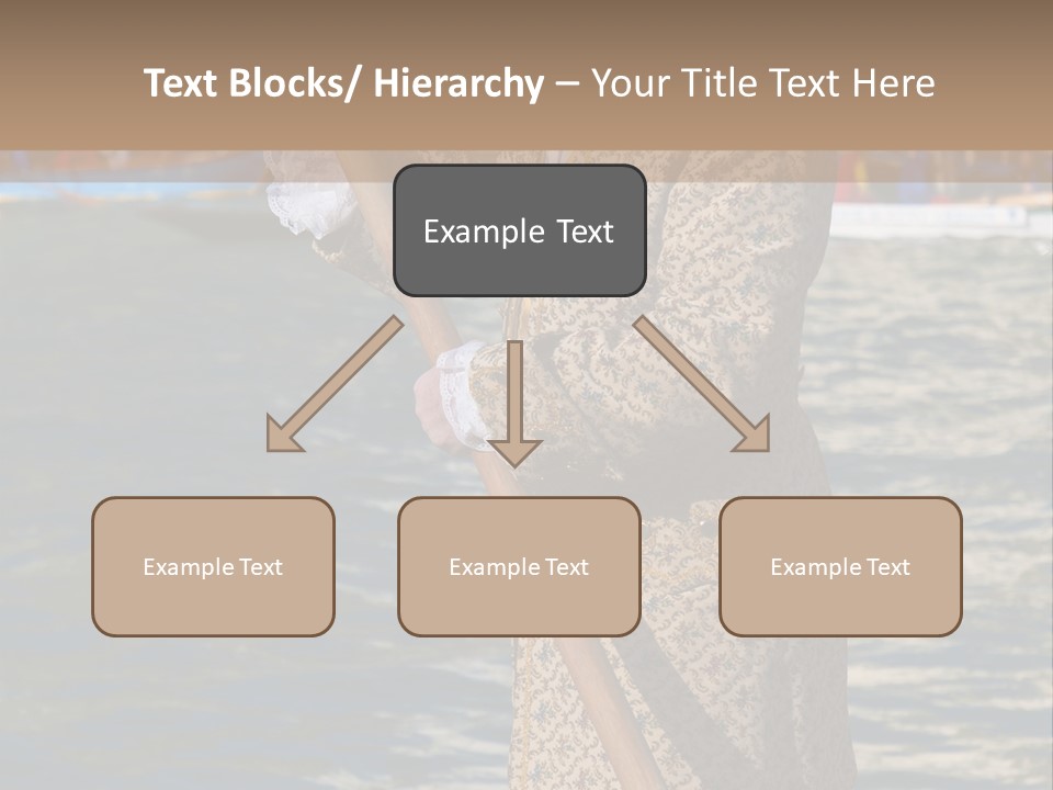 A Man In A Costume On A Boat With A Dog PowerPoint Template