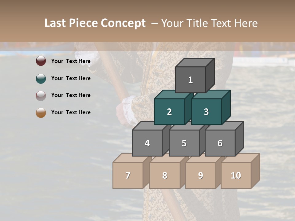 A Man In A Costume On A Boat With A Dog PowerPoint Template