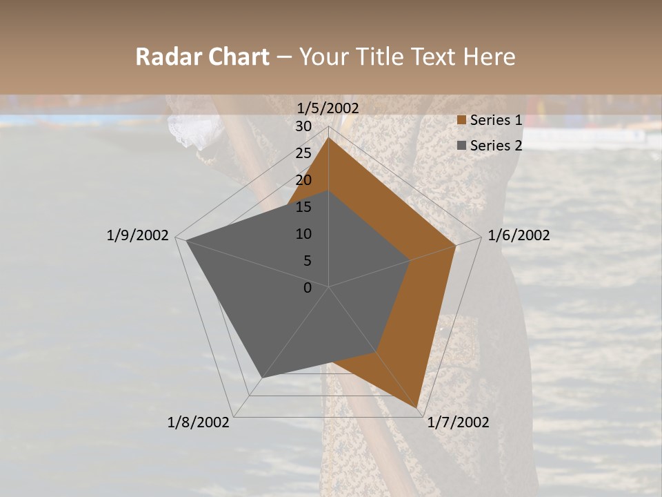 A Man In A Costume On A Boat With A Dog PowerPoint Template