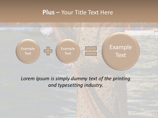 A Man In A Costume On A Boat With A Dog PowerPoint Template