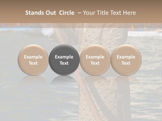 A Man In A Costume On A Boat With A Dog PowerPoint Template