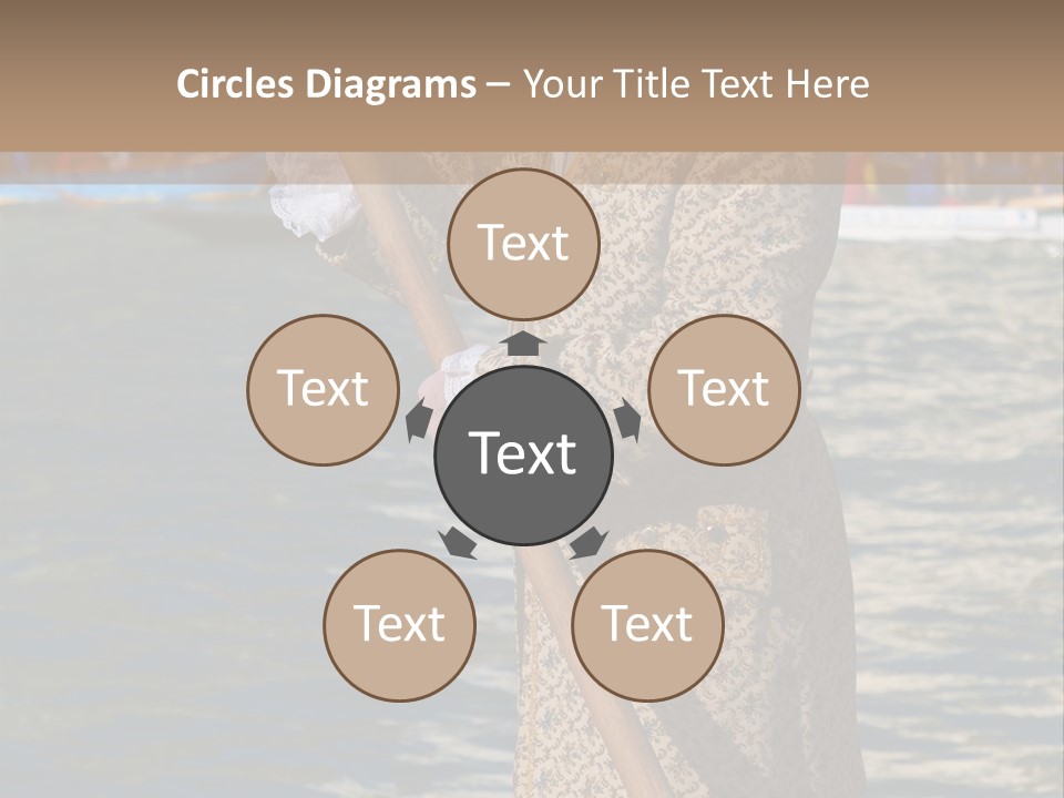 A Man In A Costume On A Boat With A Dog PowerPoint Template