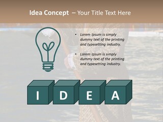 A Man In A Costume On A Boat With A Dog PowerPoint Template