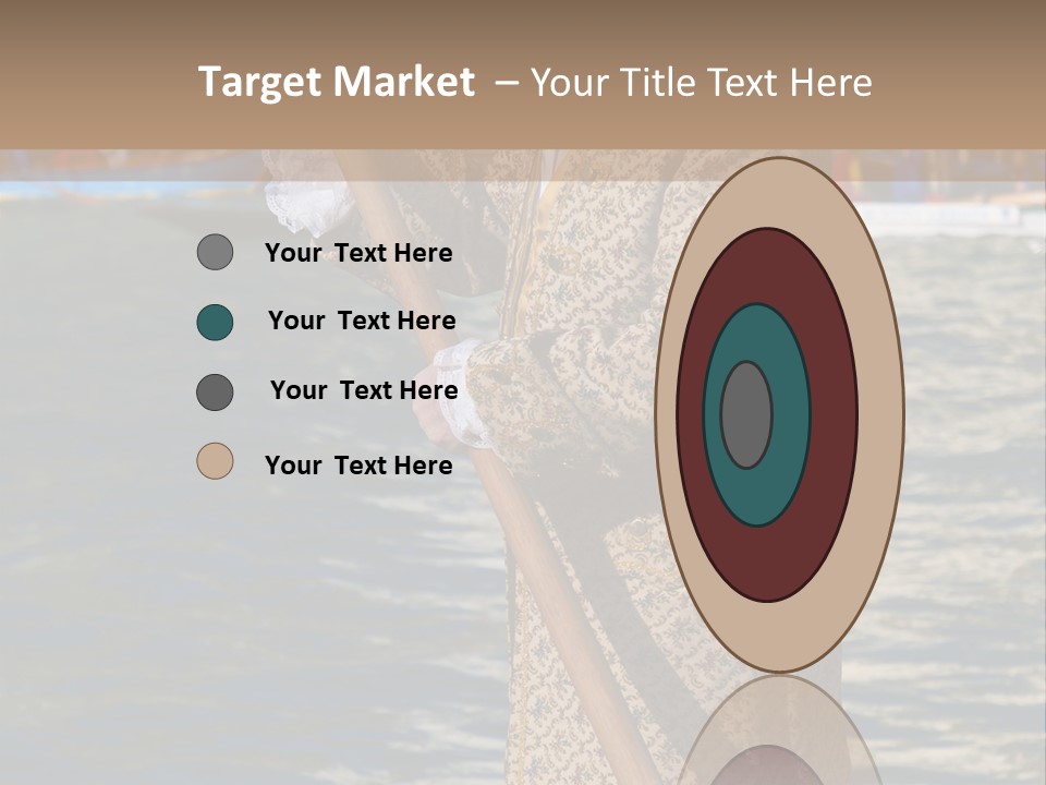 A Man In A Costume On A Boat With A Dog PowerPoint Template