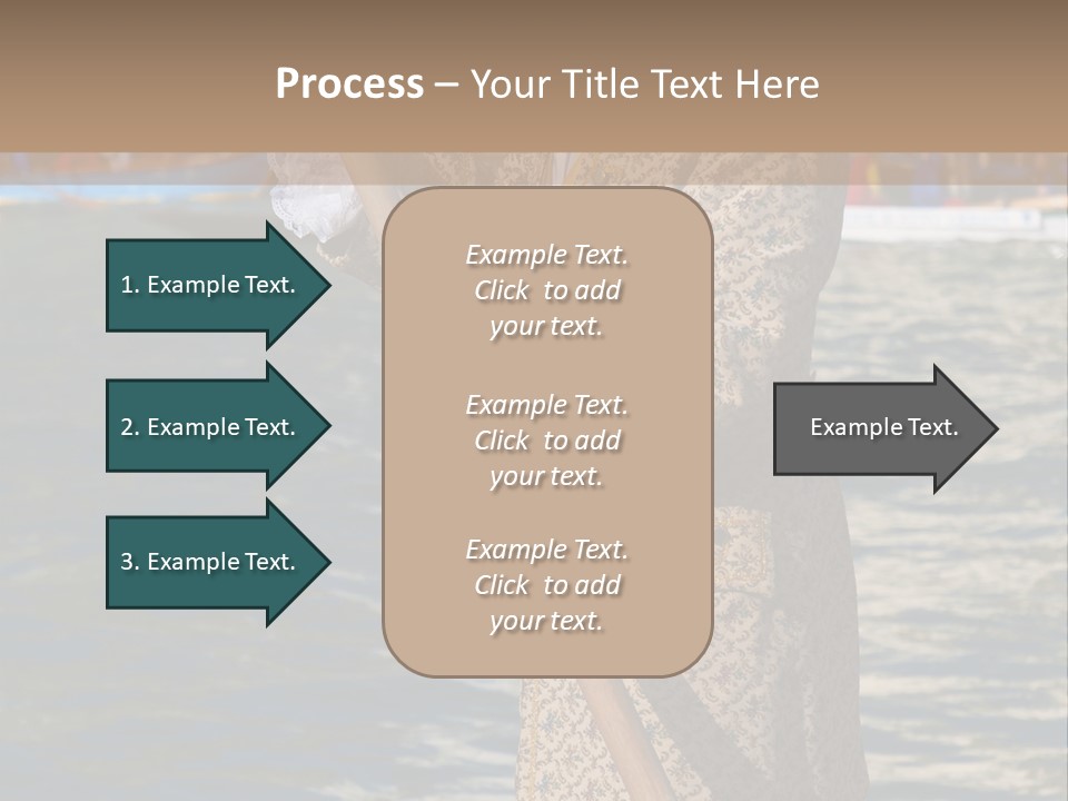 A Man In A Costume On A Boat With A Dog PowerPoint Template