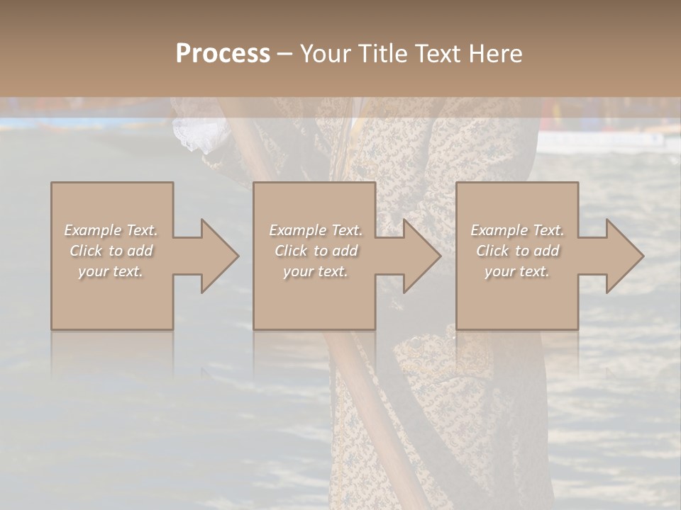 A Man In A Costume On A Boat With A Dog PowerPoint Template