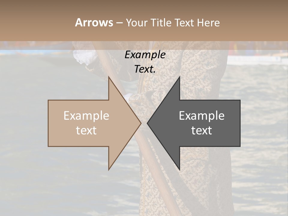 A Man In A Costume On A Boat With A Dog PowerPoint Template