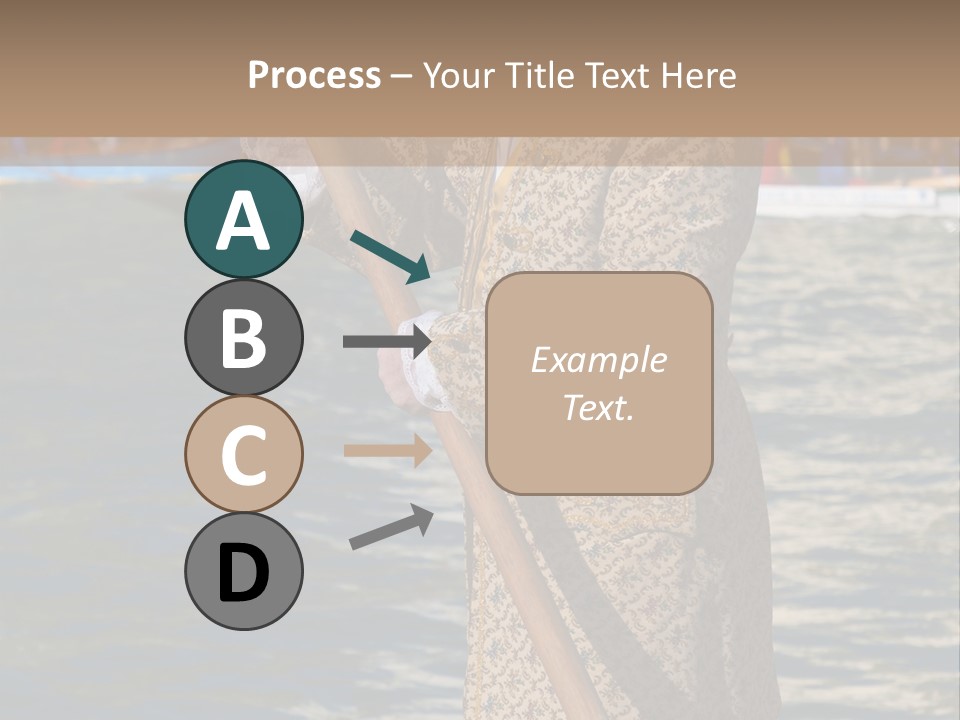 A Man In A Costume On A Boat With A Dog PowerPoint Template