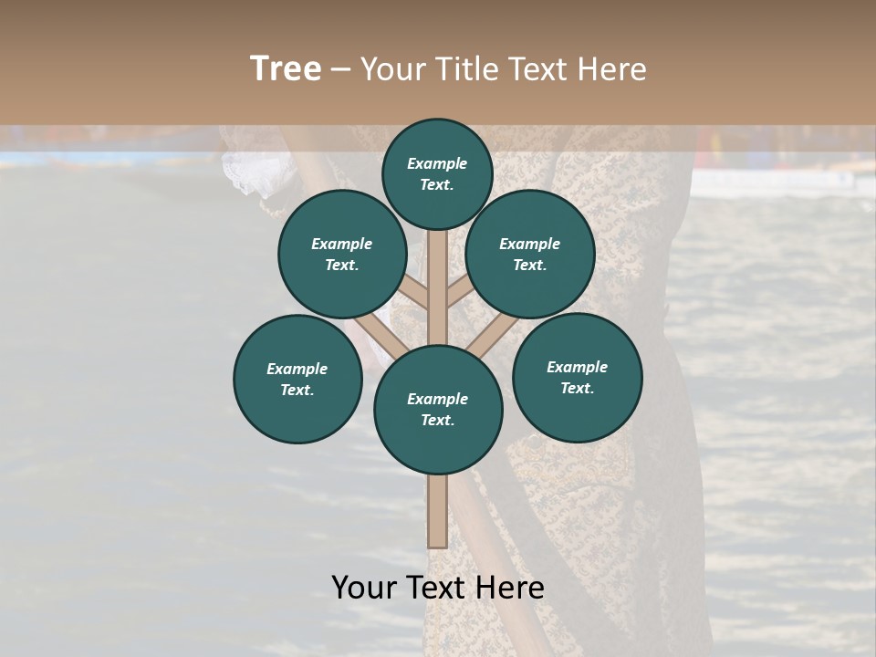 A Man In A Costume On A Boat With A Dog PowerPoint Template