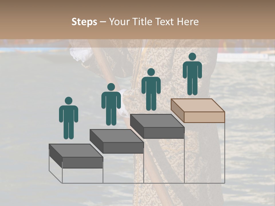 A Man In A Costume On A Boat With A Dog PowerPoint Template