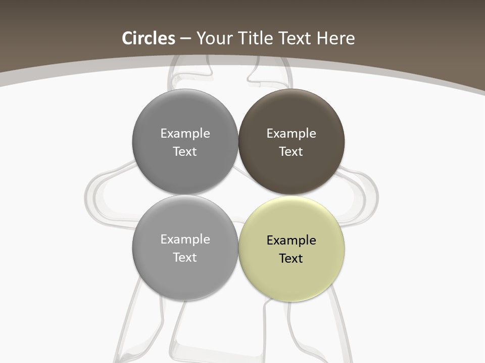 A Cookie Cutter With A Man And A Woman On It PowerPoint Template