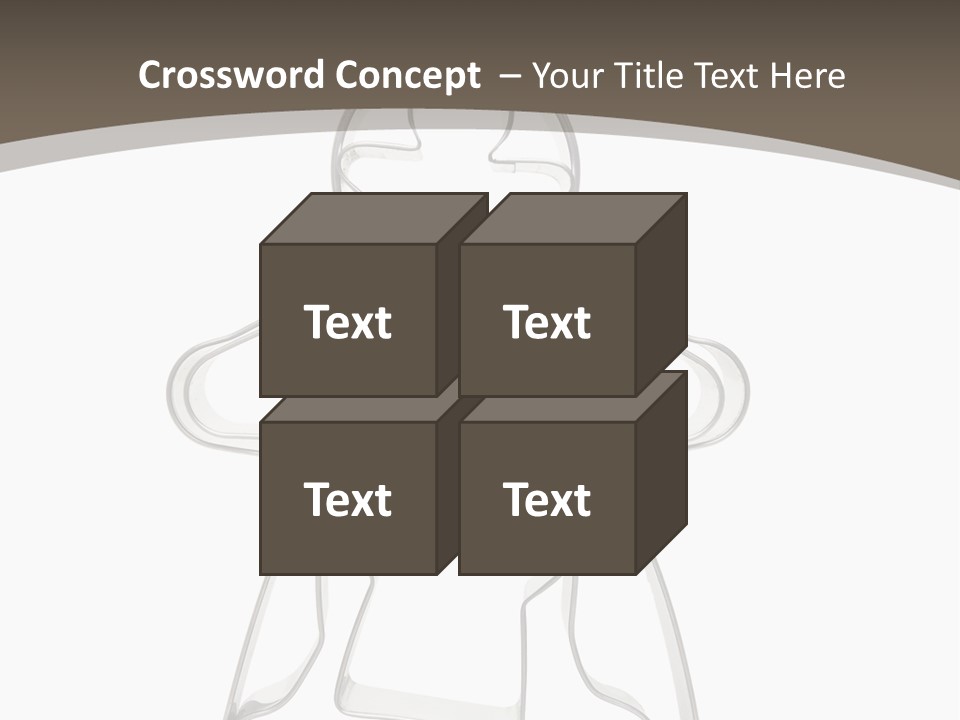 A Cookie Cutter With A Man And A Woman On It PowerPoint Template