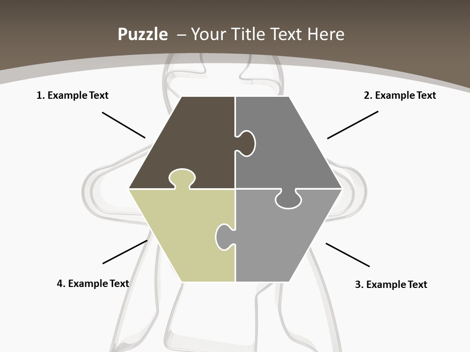 A Cookie Cutter With A Man And A Woman On It PowerPoint Template