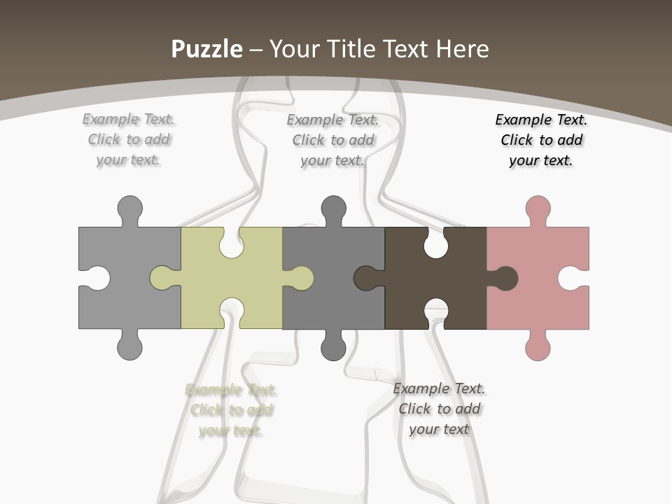 A Cookie Cutter With A Man And A Woman On It PowerPoint Template