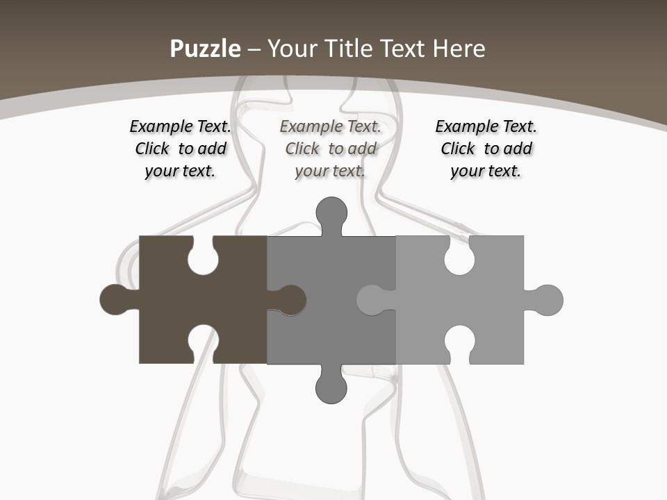 A Cookie Cutter With A Man And A Woman On It PowerPoint Template