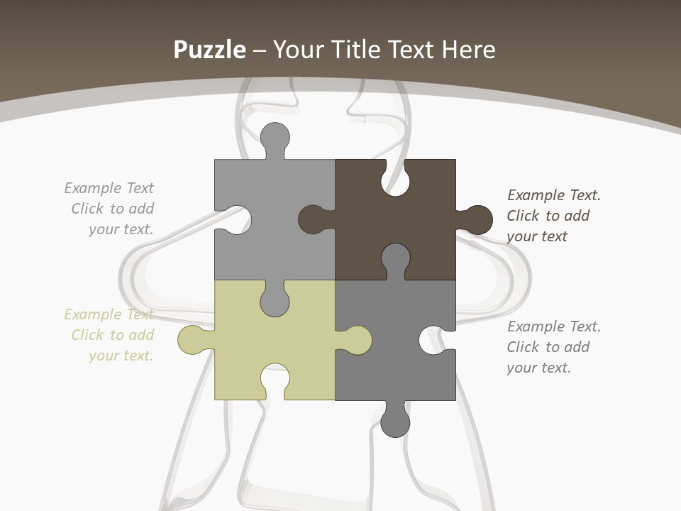 A Cookie Cutter With A Man And A Woman On It PowerPoint Template