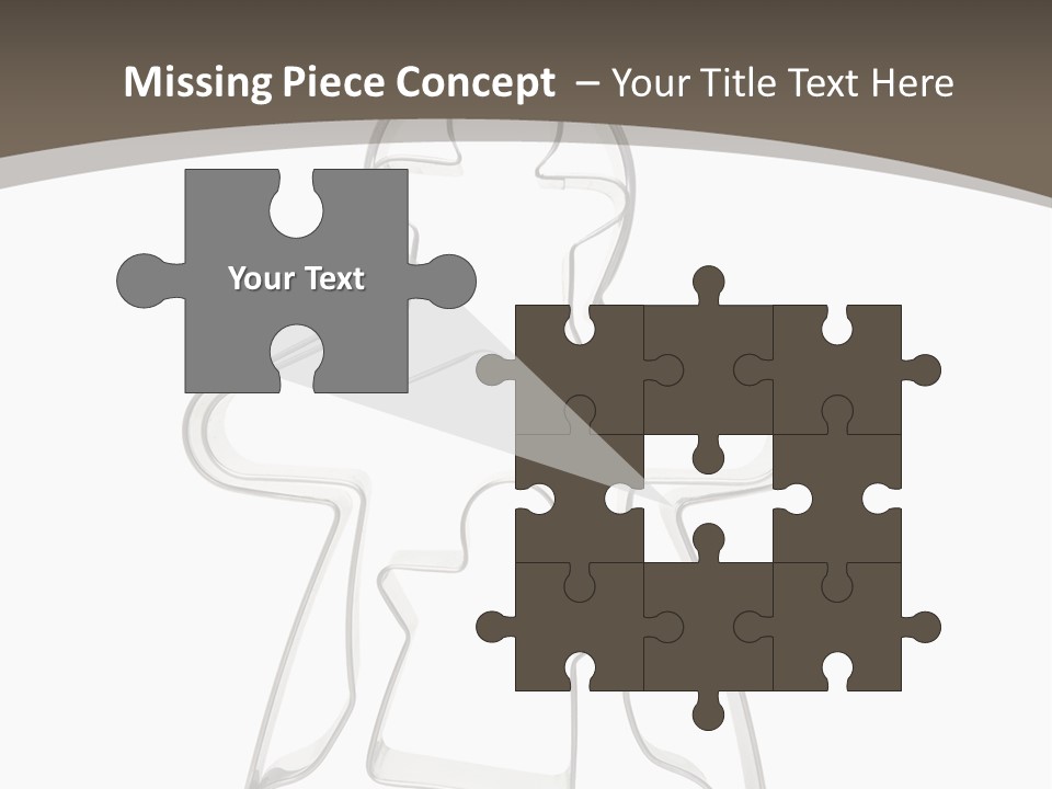 A Cookie Cutter With A Man And A Woman On It PowerPoint Template