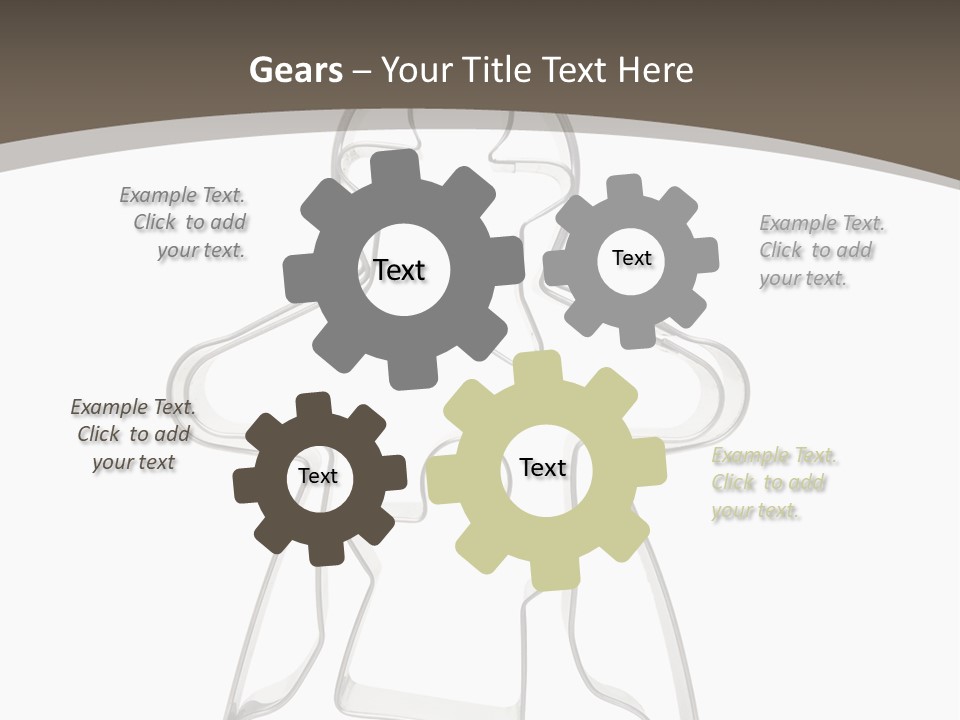 A Cookie Cutter With A Man And A Woman On It PowerPoint Template