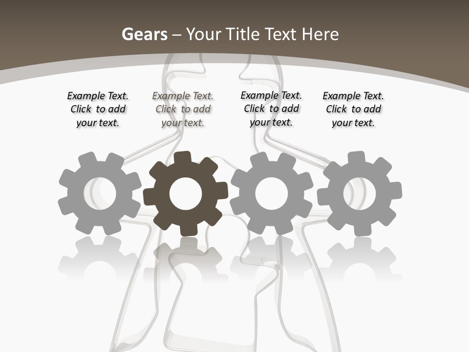 A Cookie Cutter With A Man And A Woman On It PowerPoint Template