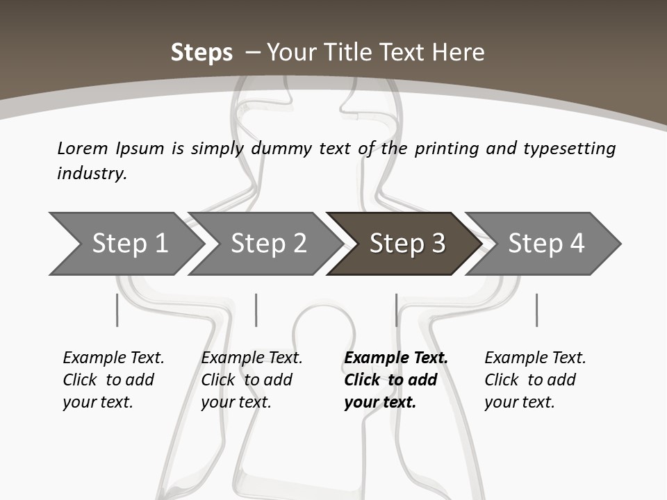 A Cookie Cutter With A Man And A Woman On It PowerPoint Template