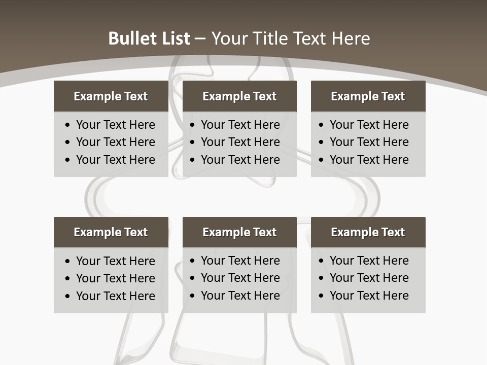 A Cookie Cutter With A Man And A Woman On It PowerPoint Template