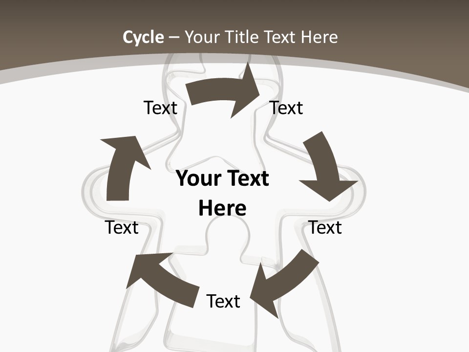 A Cookie Cutter With A Man And A Woman On It PowerPoint Template