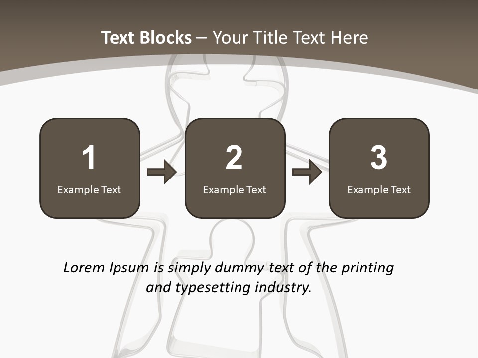 A Cookie Cutter With A Man And A Woman On It PowerPoint Template