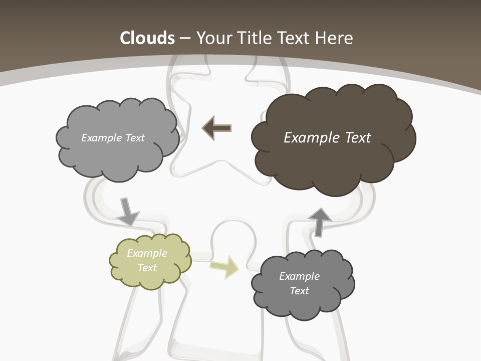 A Cookie Cutter With A Man And A Woman On It PowerPoint Template